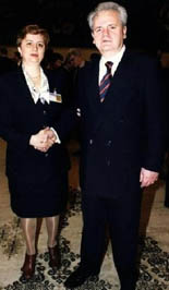 Слободан Милошевич и Вероника Абрамчук 2000 г. 