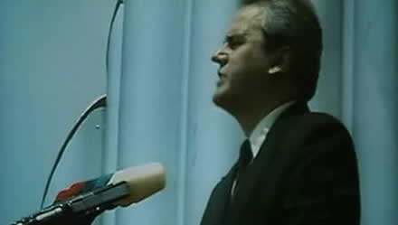 Слободан Милошевич на Косовом Поле, 1989 г.