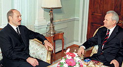 Милошевич и Лукашенко