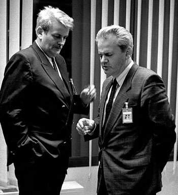Слободан Милошевич и Борислав Милошевич