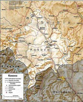 Карта Косово. Сайт памяти Слободана Милошевича www.slobodan-memoria.narod.ru