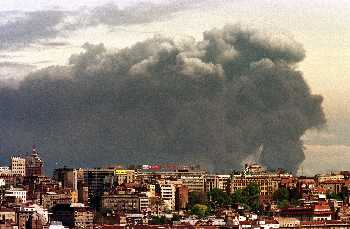 Бомбардировки г. Панчево. Югославия - 1999