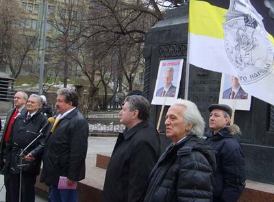 Митинг на Славянской площади 11 марта 2007 г., выступает С.Н.Бабурин